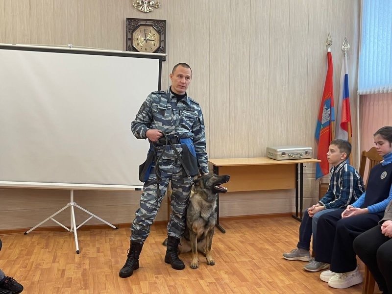 Во Мценске прошла встреча сотрудников полиции с семьями местных жителей
